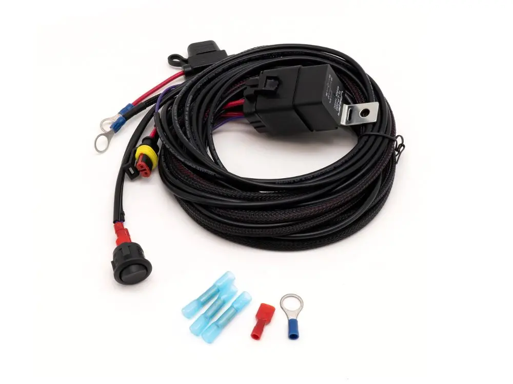 'Long' Single-Lamp Harness Kit (2-Pin, Superseal, 12V) 1