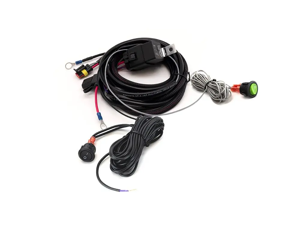 Single-Lamp Wiring Kit With Momentary Switch (3-Pin, Superseal, 12V) 1