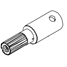 200011600 6 Spline Shaft Kit White Hydraulics 1