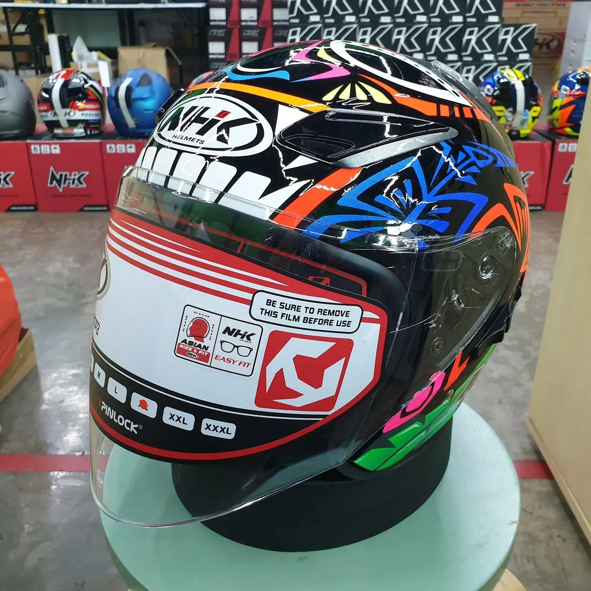 Nhk Helmet R1 V2.0 Remi #2 (Dark Blue Rm Glossy) 1
