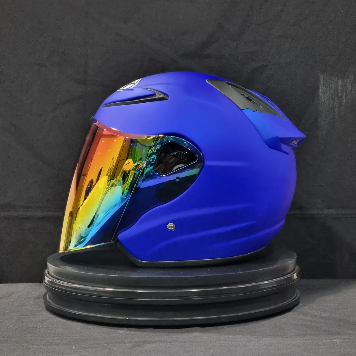 Nhk Helmet R6 V2 Solid (Candy Blue Matt) 1