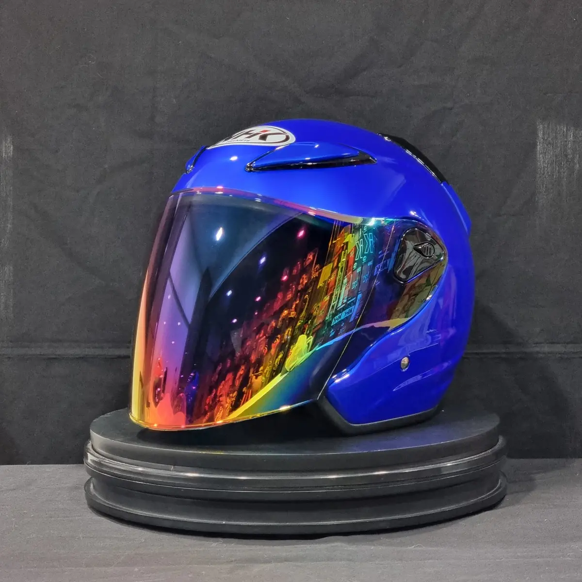 Nhk Helmet R6 V2 Solid (Candy Blue Glossy) 1