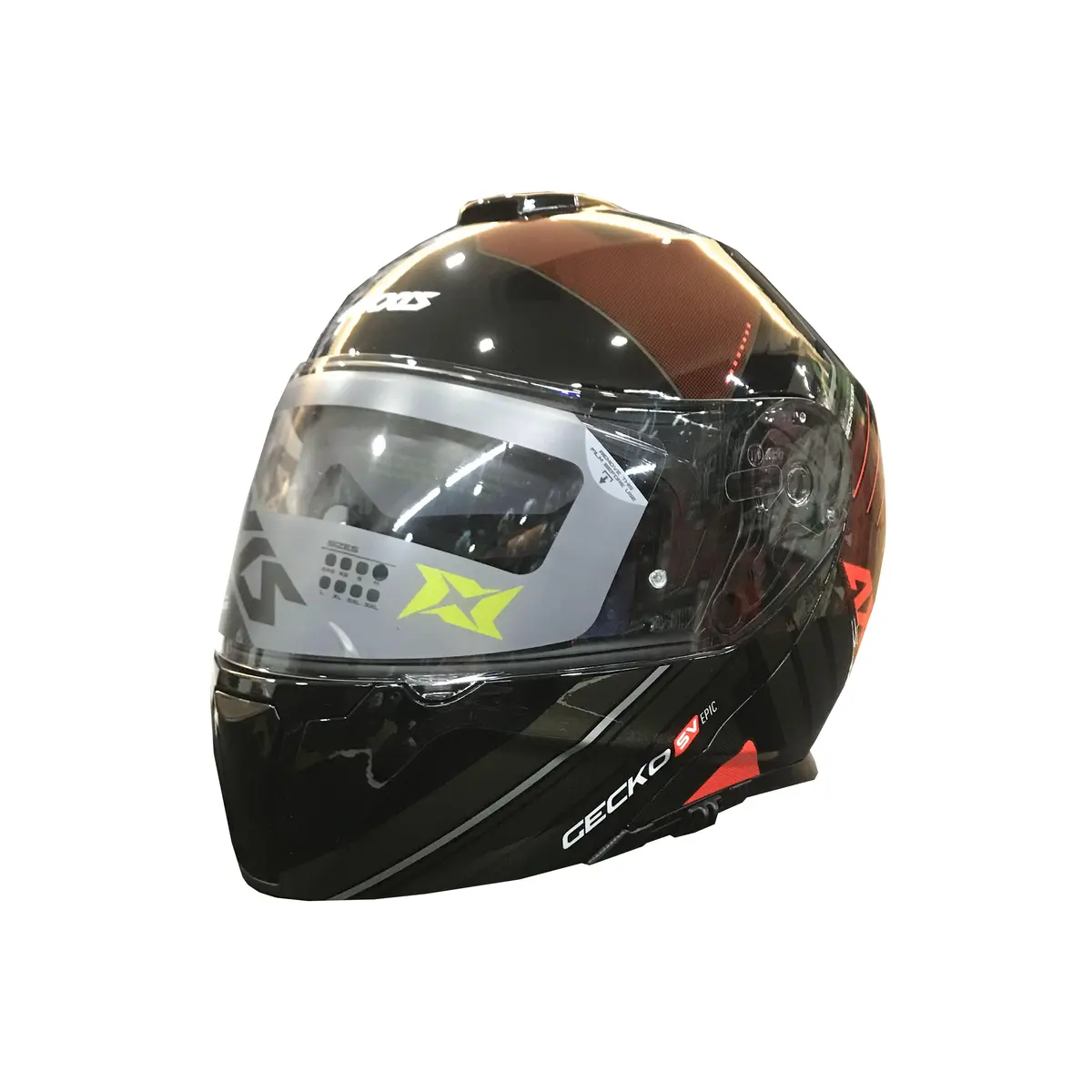Axxis Helmet Gecko Epic (B5 Gloss Fluor Red) 1