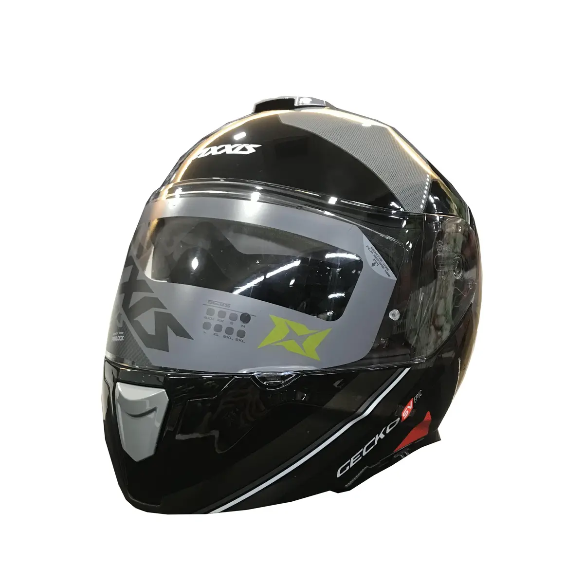 Axxis Helmet Gecko Epic (B2 Gloss Gray) 1
