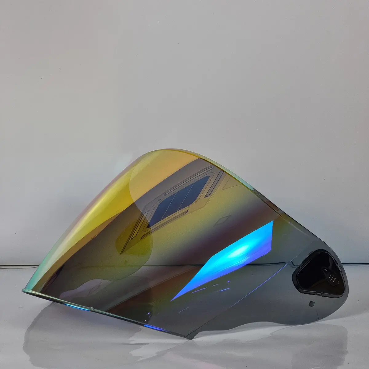 Nhk R6 Visor Sparepart (Blue/Gold) 1