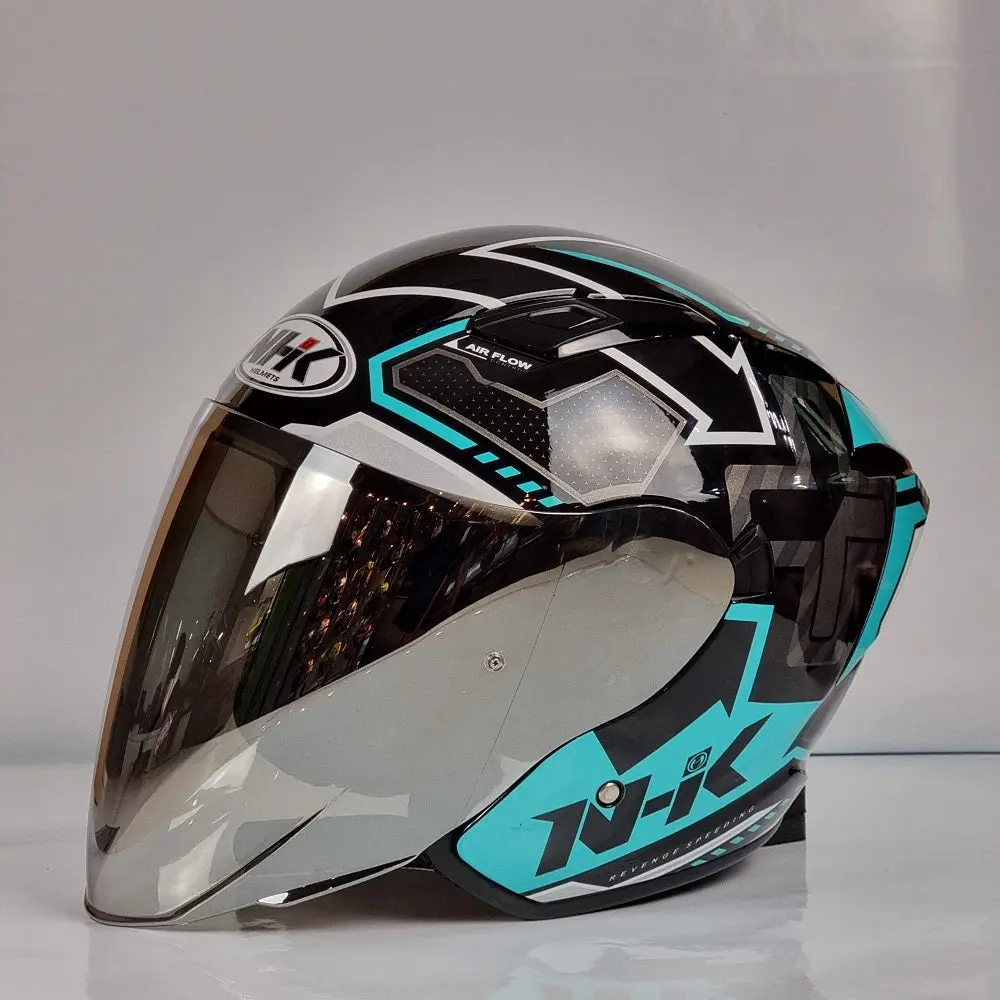 Nhk Helmet S1gp Revenge Speed (Black/Tosca Glossy) 1