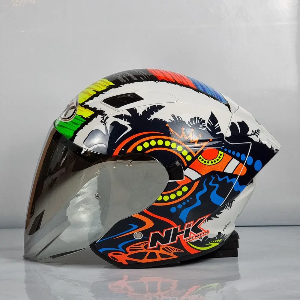 Nhk Helmet S1gp Remi Gardner #3 (White Glitter Glossy) 1