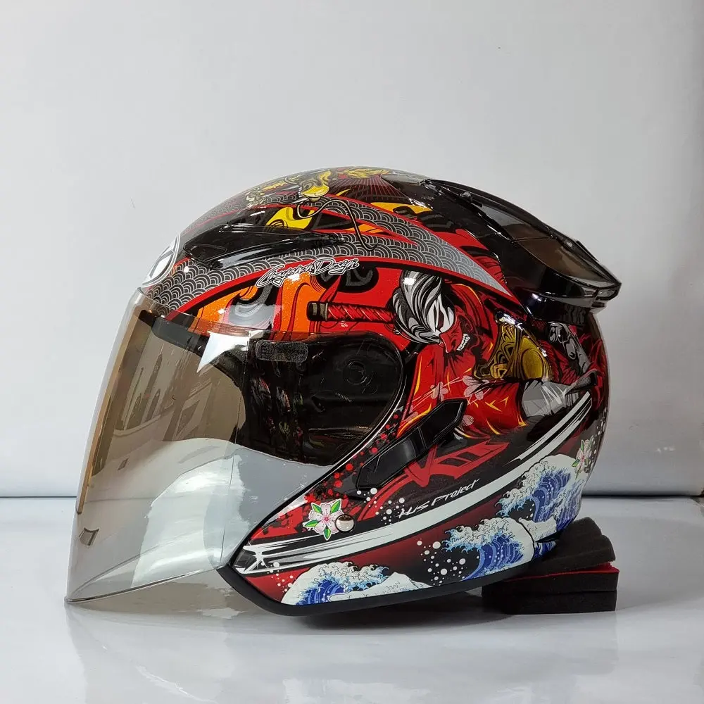 Nhk Helmet R1 V2 Samurai (Black Glossy) 1