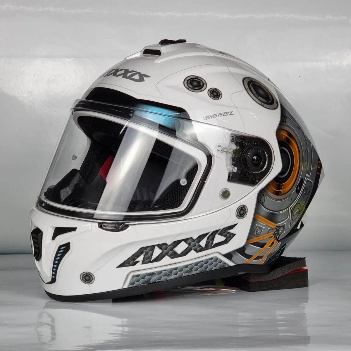 Axxis Helmet Draken S Bionic (A0 Blanco Perla Brillo) 1