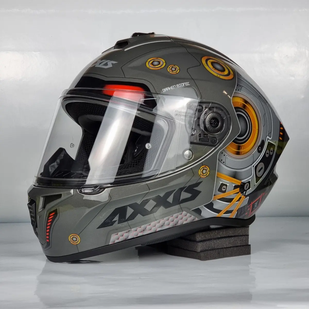Axxis Helmet Draken S Bionic (A2 Negro Brillo) 1
