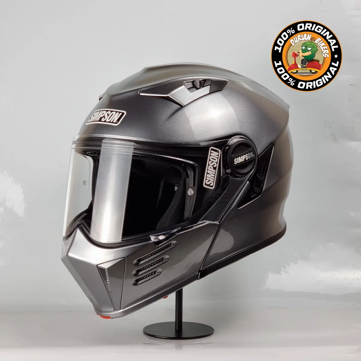 Simpson Helmet Darksome Bandit (Gunmetal) 1