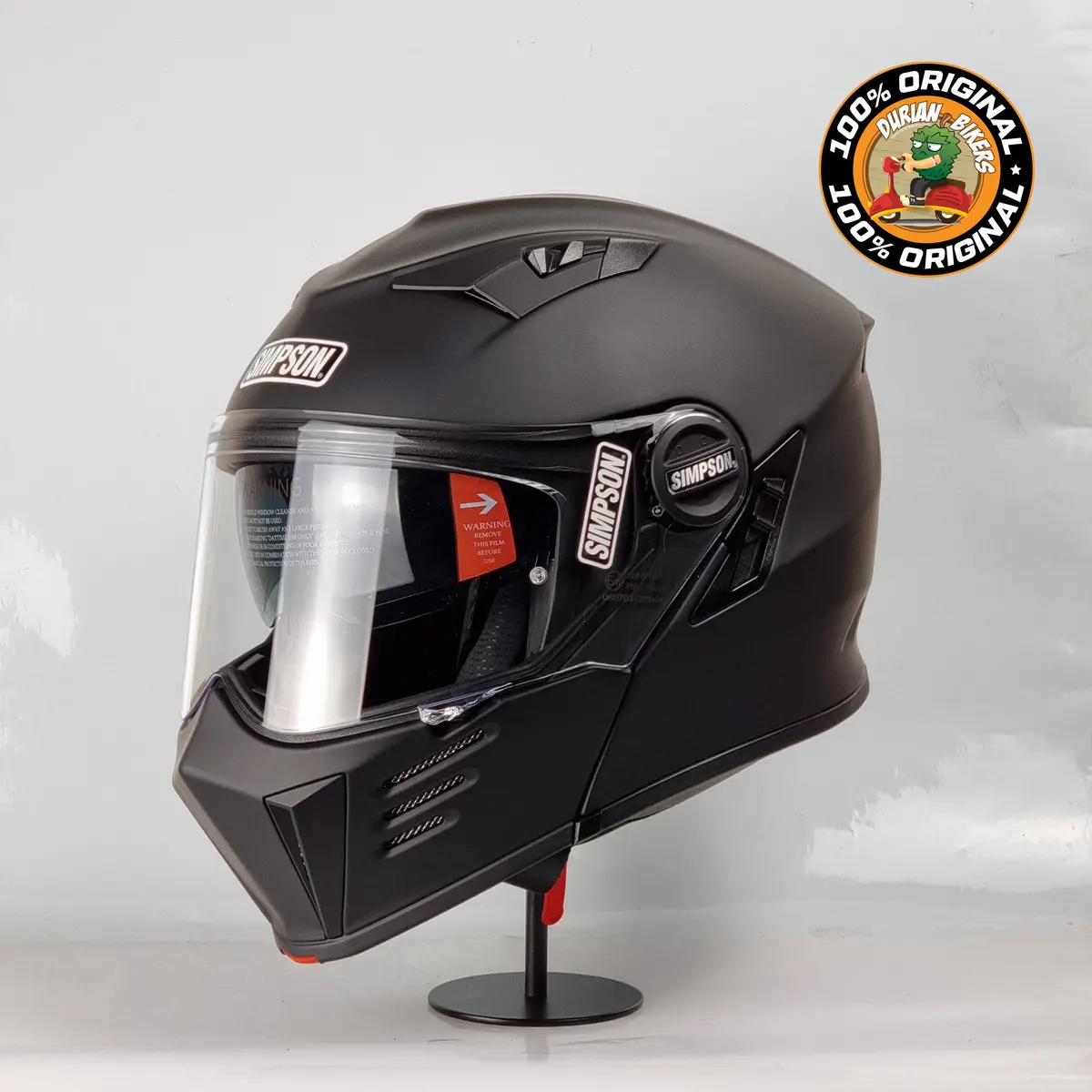 Simpson Helmet Darksome Bandit (Matte Black) 1