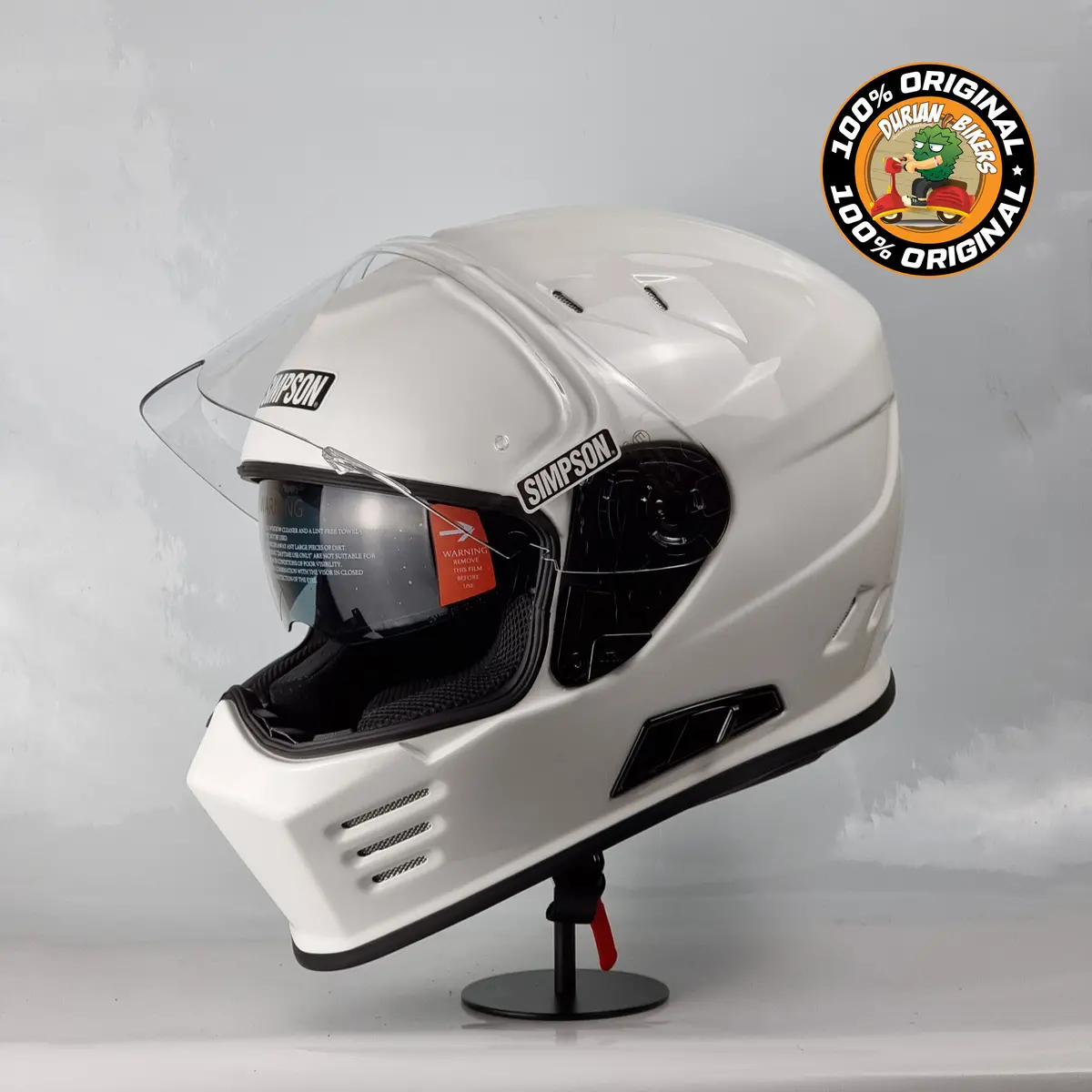 Simpson Helmet Venom Bandit (Gloss White) 1