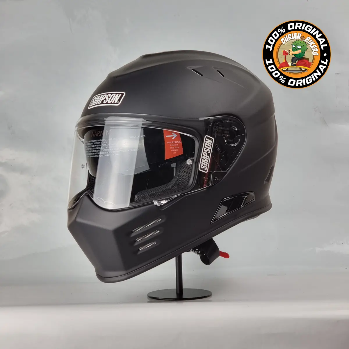 Simpson Helmet Venom Bandit (Matte Black) 1