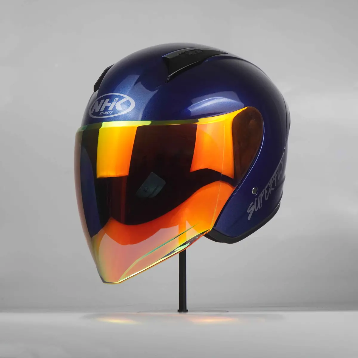 Nhk Helmet R1s Solid (Federal Blue Met) 1