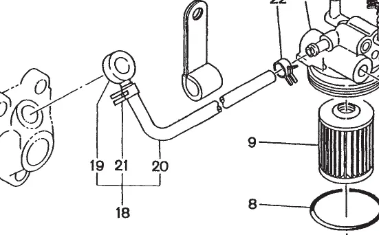 228-62611-01 Fuel Pipe Ref 18 Robin Subaru 1