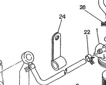 228-67010-01 Clamp Ref 24 Robin Subaru 1