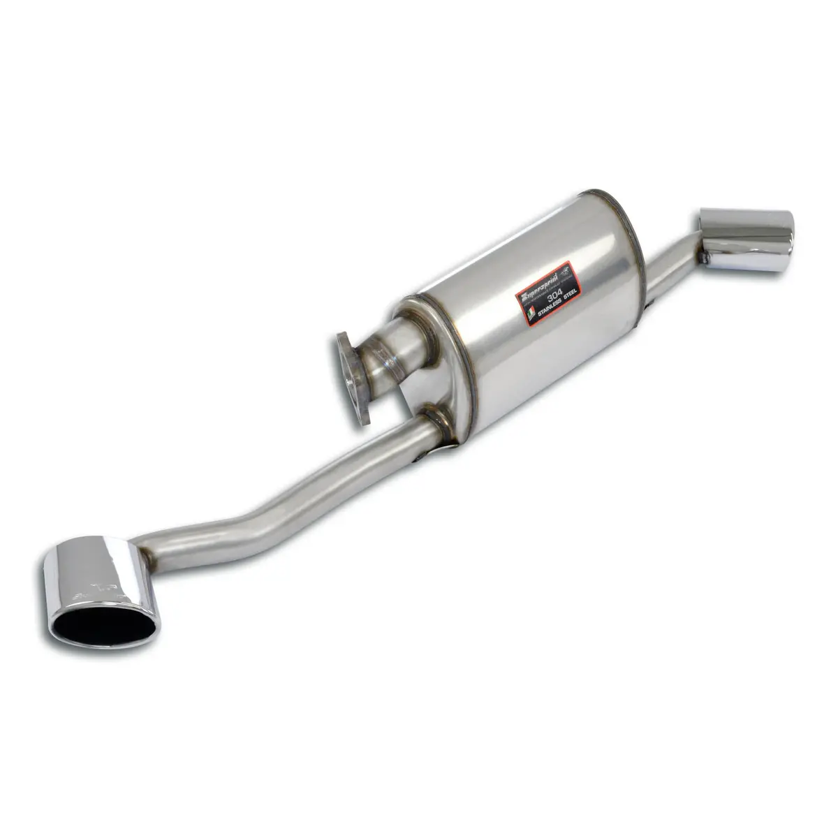 Supersprint Porsche 911 (930 Series) Rear Exhaust Right + Left 120X80(Angled Exit) 1
