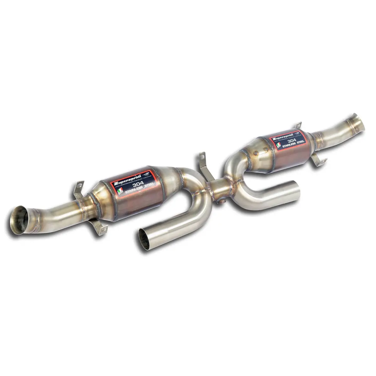 Supersprint Porsche 911 (993 Series Carrera / Carrera S) "H-Pipe" Right - Left + Metallic Catalytic Converter 1
