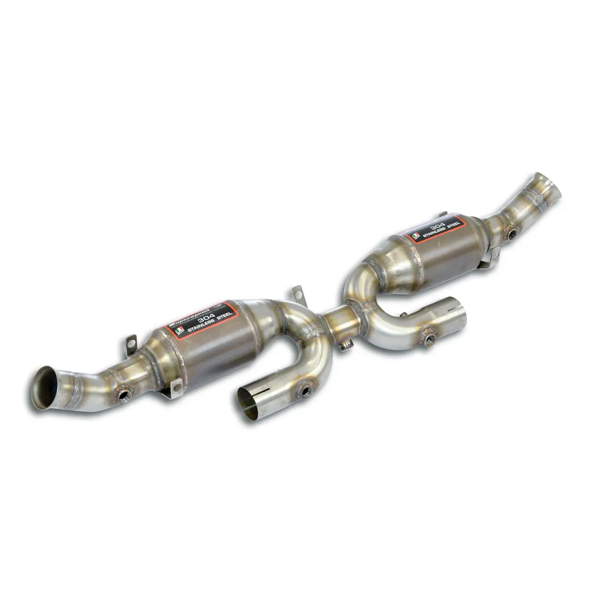 Supersprint Porsche 911 (993 Series Carrera / Carrera S) Front Exhaust Right - Left + Metallic Catalytic Converter 1