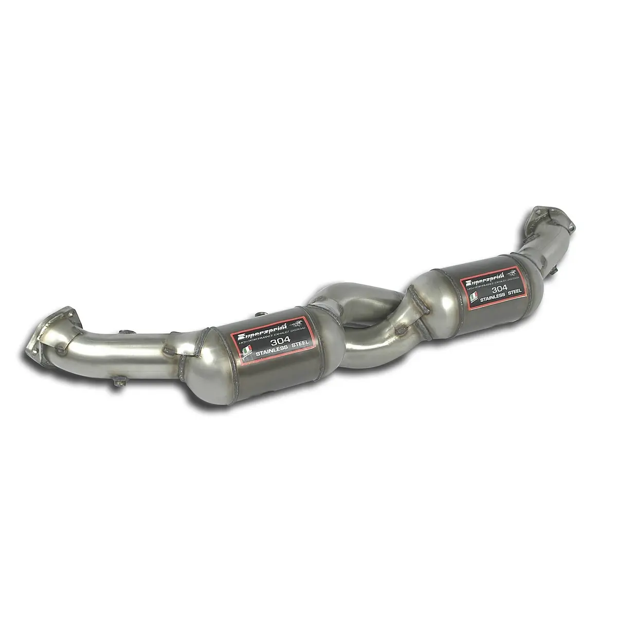 Supersprint Porsche 911 (996 Series Carrera / Carrera S) Front Pipe With Metallic Catalytic Converter Right + Left 1