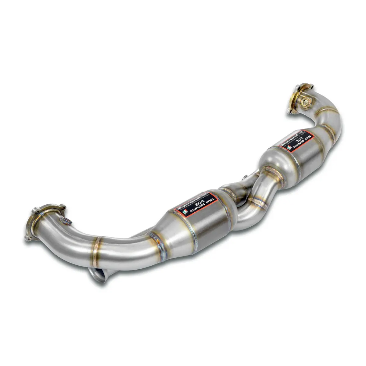 Supersprint Porsche 911 (993 Series Gt2) Front Metallic Catalytic Right - Left 100Cpsi "Racing"(W/O Heat Exchangers) 1