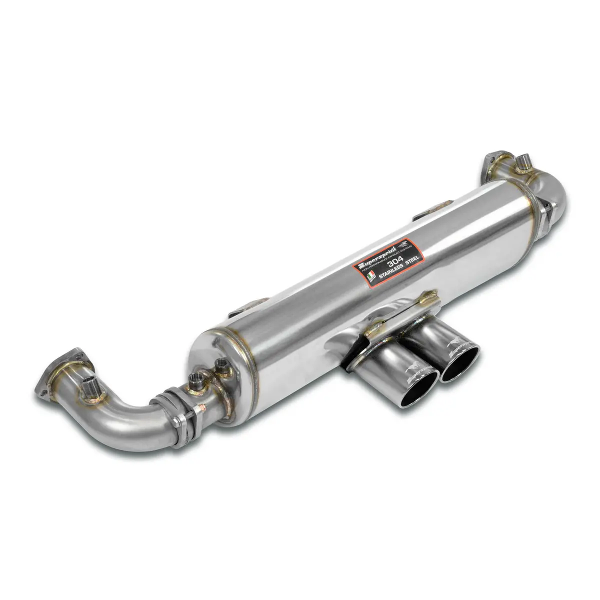 Supersprint Porsche 911 (996 Series Gt3 / Gt3 Rs) Rear Exhaust (No Kat.) Oo70 1