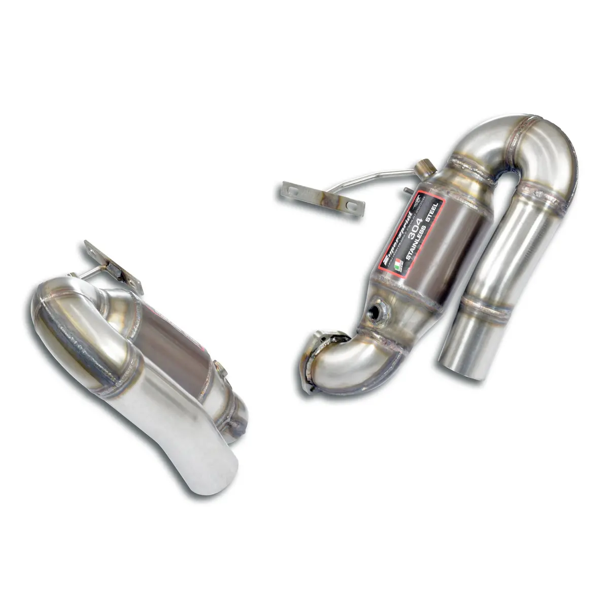 Supersprint Porsche 911 (996 - 3.8L Engine Conversion)  Metallic Catalytic Converter Right - Left 1