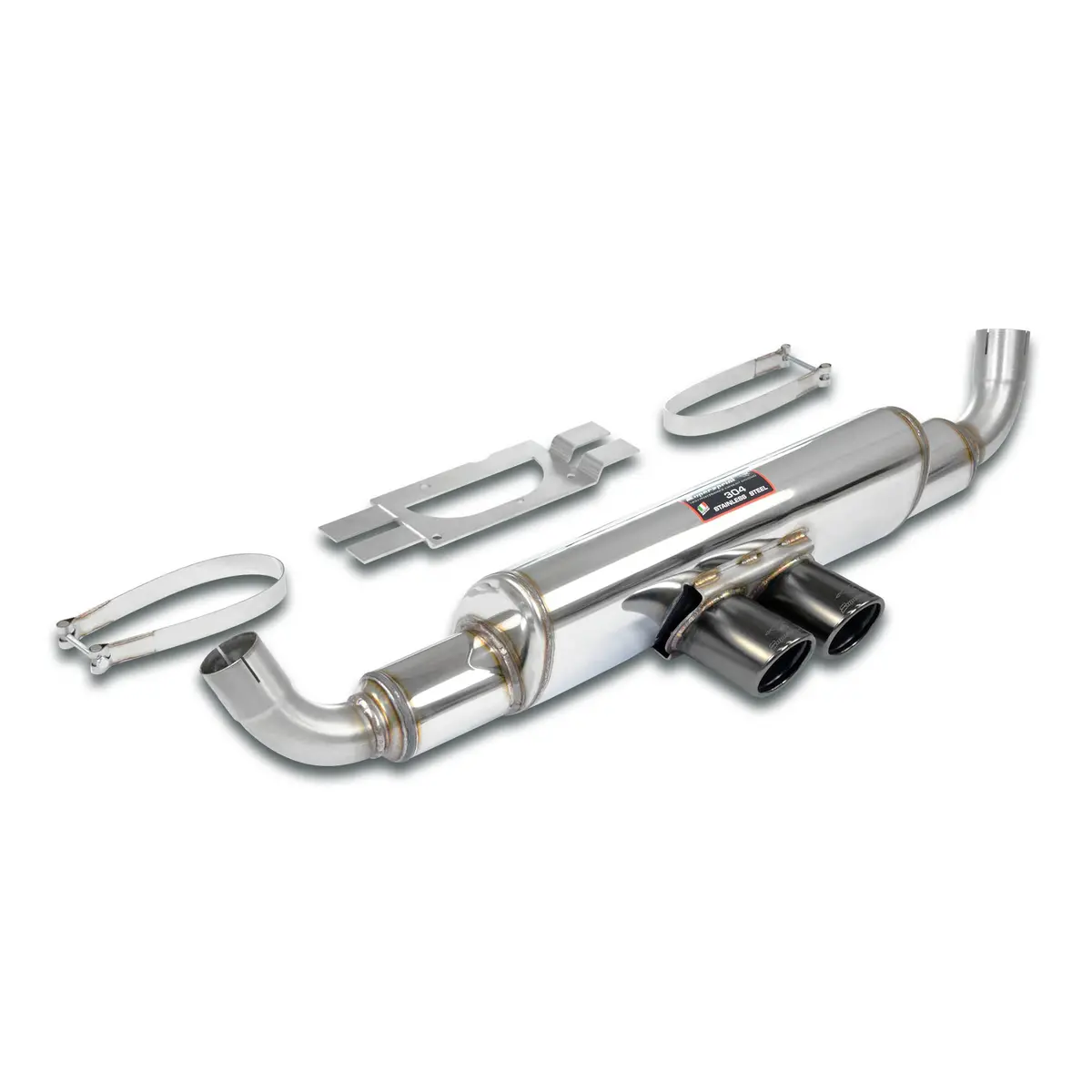 Supersprint Porsche 911 (996 - 3.8L Engine Conversion)  Rear Exhaust Oo90 Central Exit 1