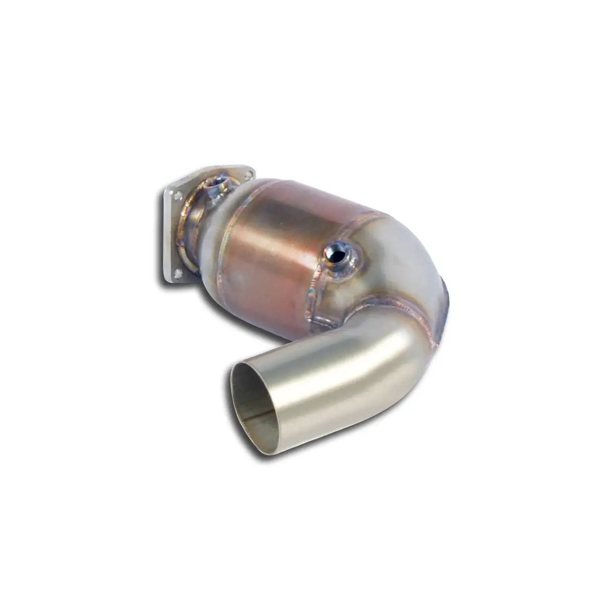 Supersprint Porsche 911 (997.1 Series Gt2) Front Exhaust Right With Metallic Catalytic Converter 1