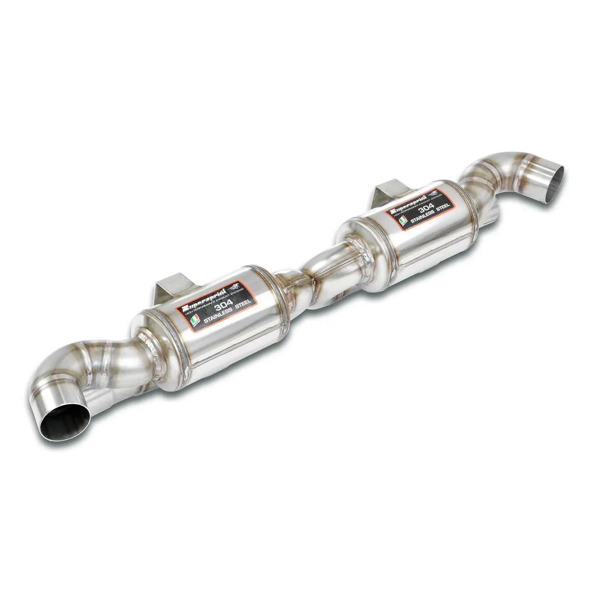 Supersprint Porsche 911 (997.1 Series Gt2) Rear Exhaust "Racing" 1