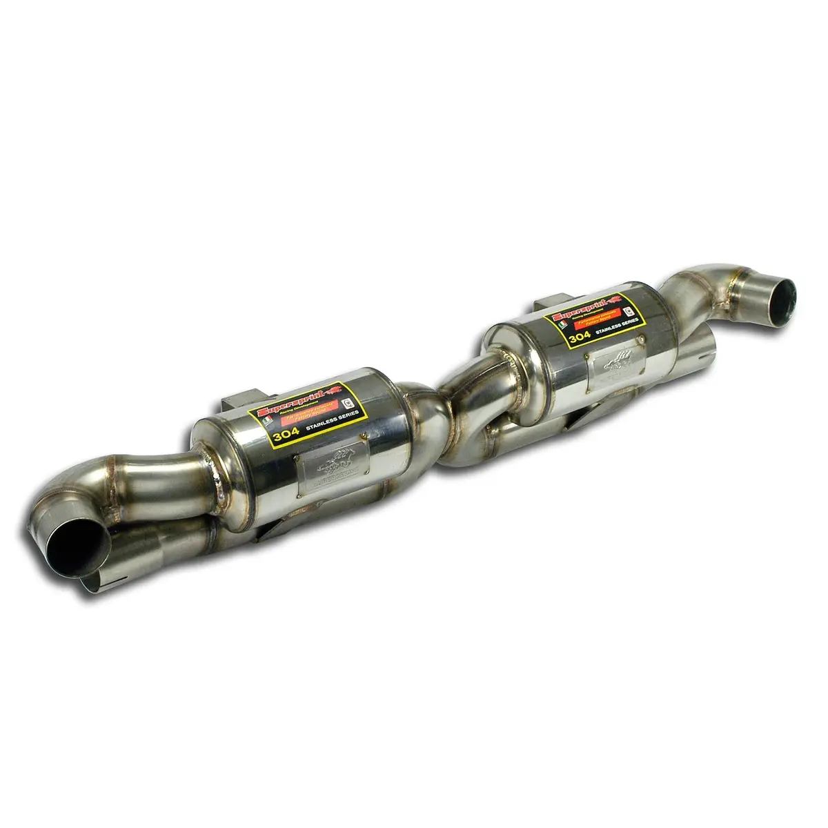 Supersprint Porsche 911 (997.1 Series Turbo) Rear Exhaust "Racing" Right - Left 1