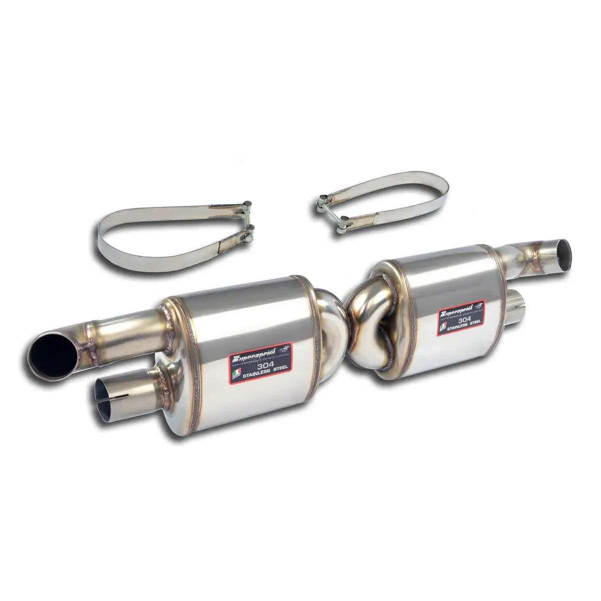Supersprint Porsche 911 (997.1 Series Turbo) Rear Exhaust Right - Left "Sport" 1