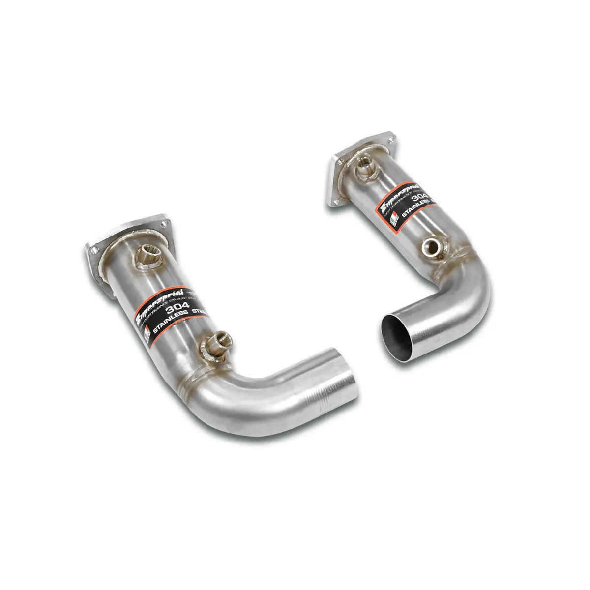 Supersprint Porsche 911 (991.1 Series Turbo / Turbo S) Front Pipe Right - Left(Replaces Cat.) 1