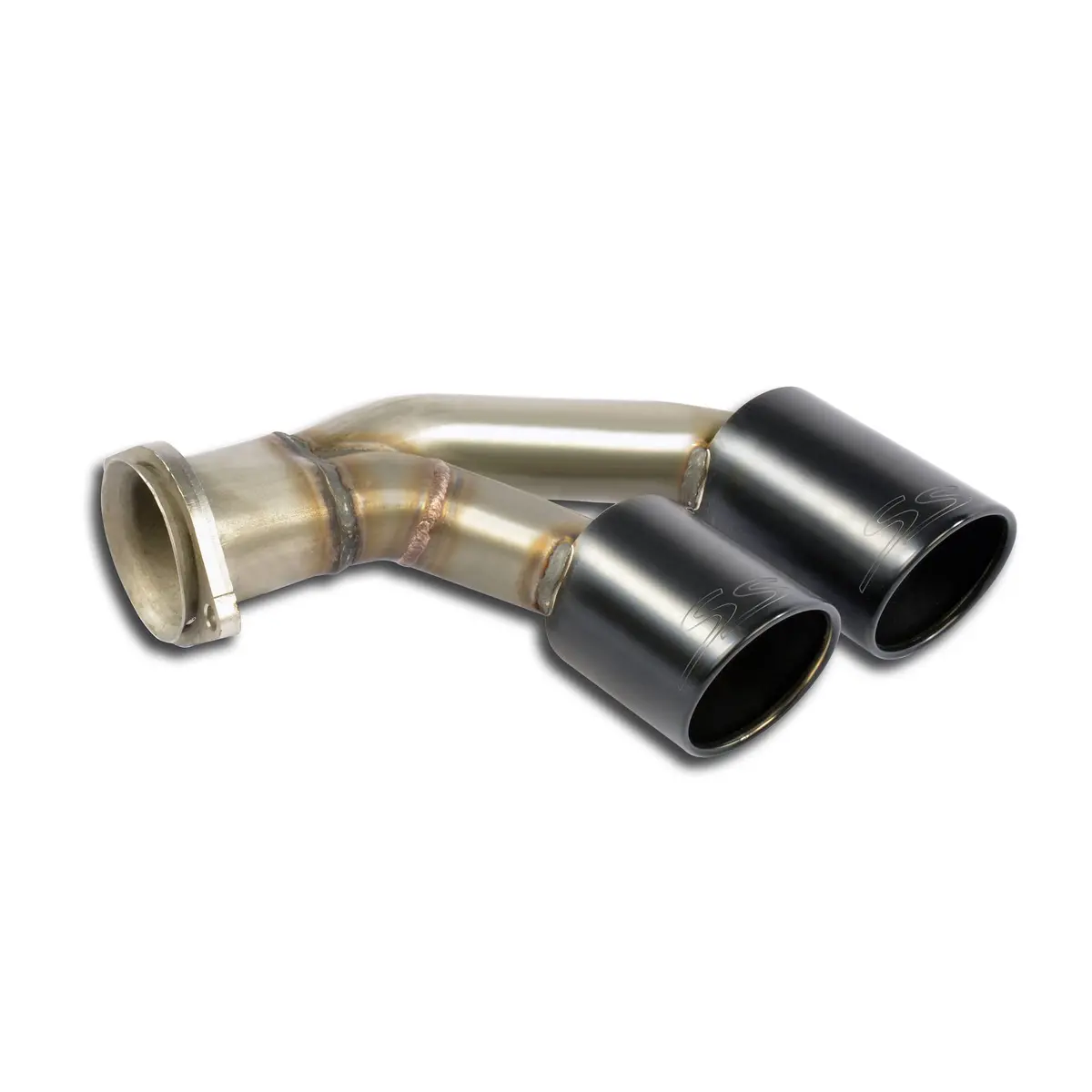 Supersprint Porsche 911 (991.1 Series Turbo / Turbo S) Endpipes Kit Right Oo90 "Gun Metal Grey" 1