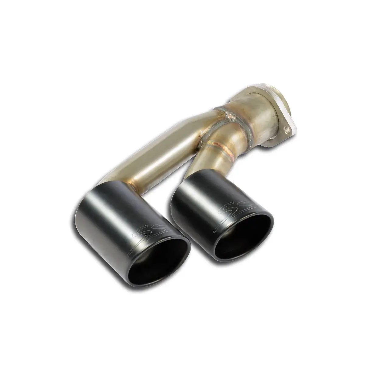 Supersprint Porsche 911 (991.1 Series Turbo / Turbo S) Endpipes Kit Left Oo90 "Gun Metal Grey" 1