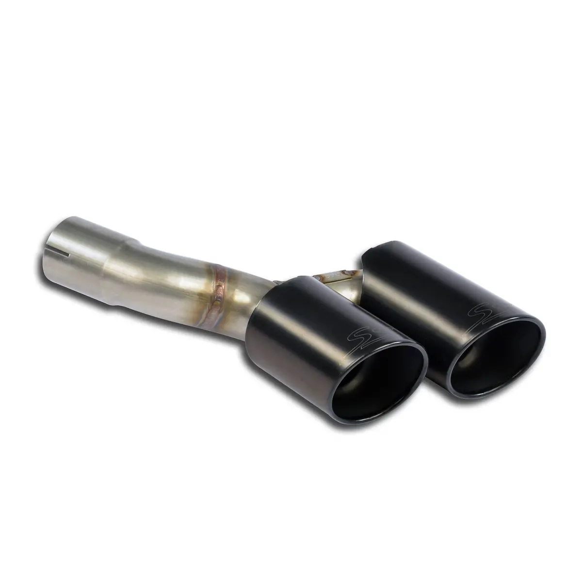 Supersprint Porsche 911 (991.1 Series Carrera / Carrera S / Gts) Connecting Pipe Kit Left + "Gun Metal Grey" Endpipe Oo90 1
