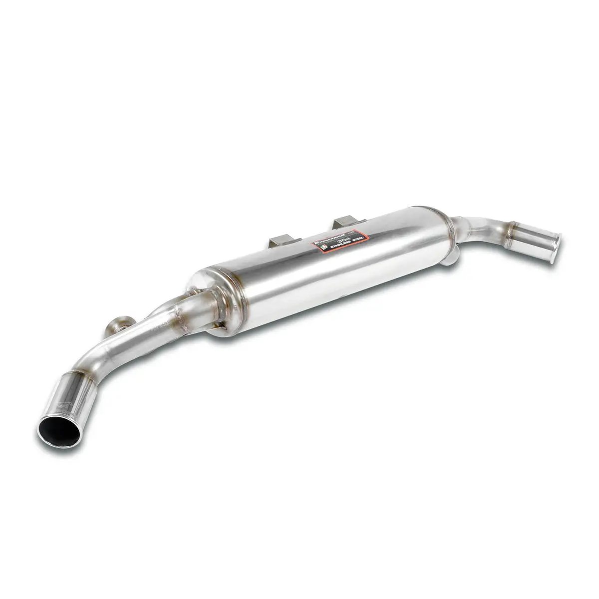Supersprint Porsche 911 Coupè Rear Exhaust Right O70 - Left O70 + Metallic Catalytic Converters 1
