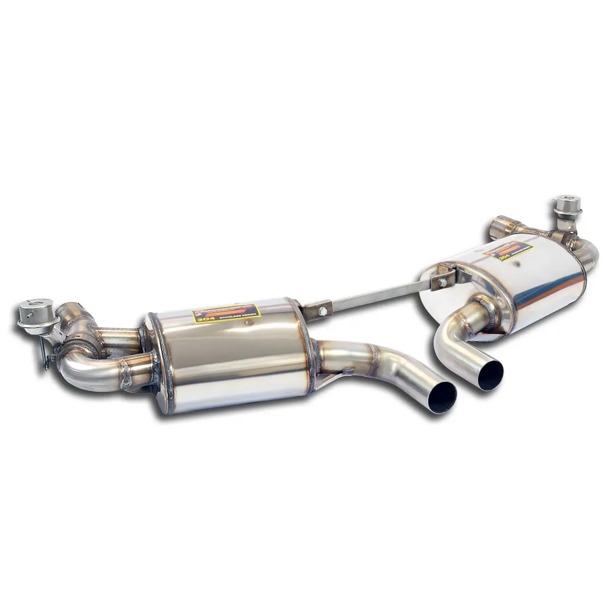 Supersprint Porsche Boxster (981 Series) Rear Exhaust Right + Left With Valves 1