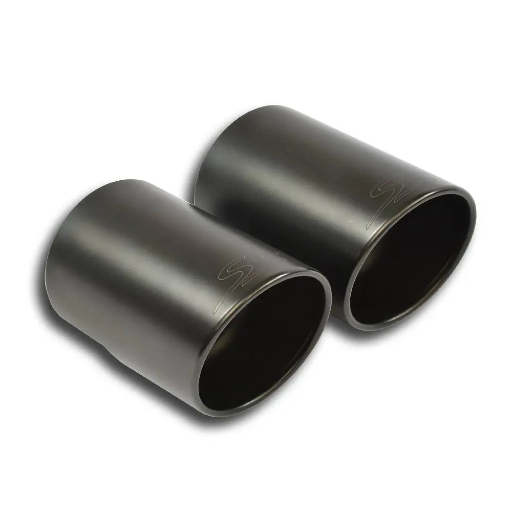 Supersprint Porsche 911 (997.2 Series Carrera / Carrera S / Gts) Endpipe Kit "Gun Metal Grey" Oo100 1