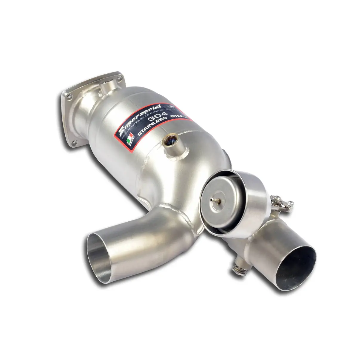 Supersprint Porsche 911 (991.2 Series Carrera / Carrera S / Gts) Front Exhaust With Metallic Catalytic Converter + Valve Right 1