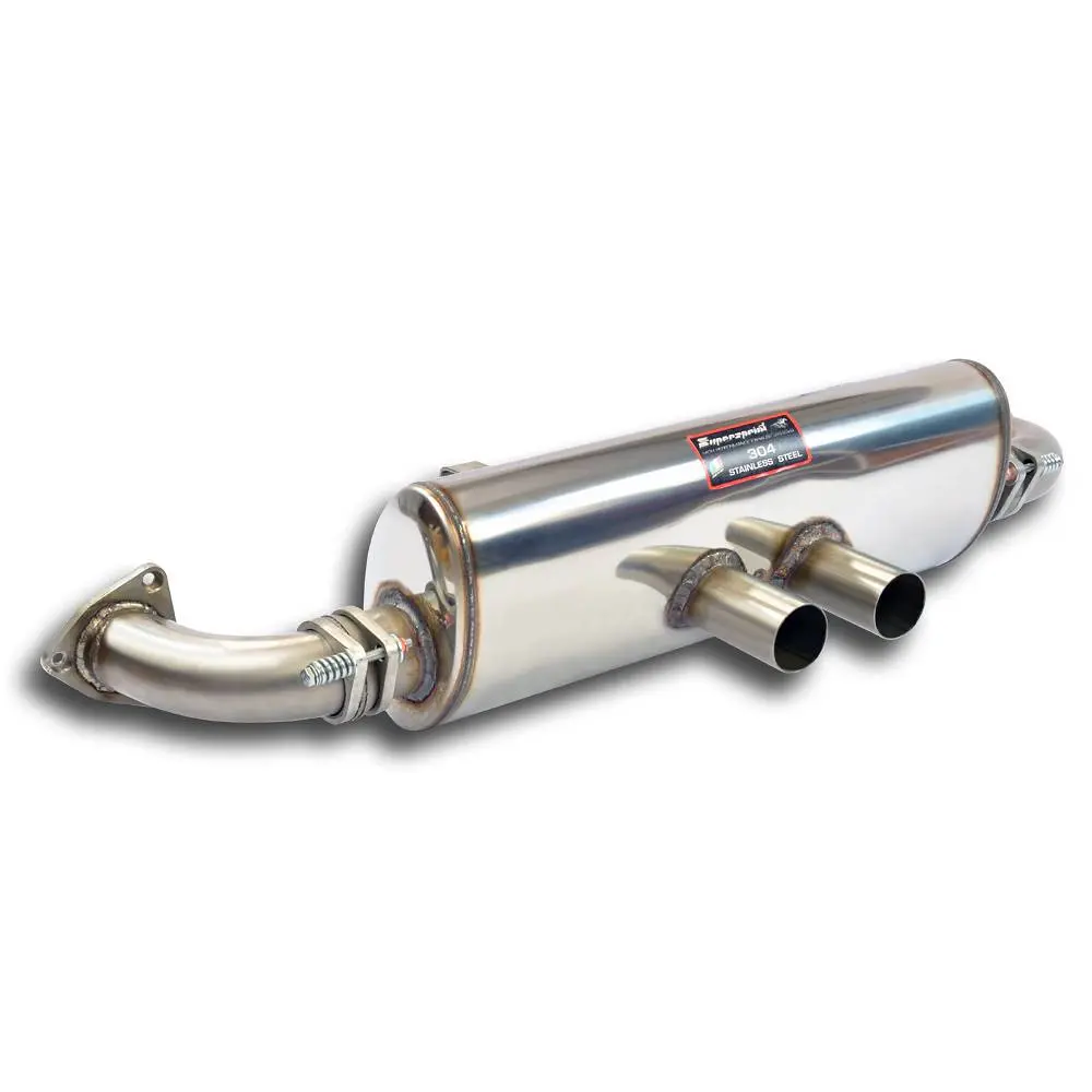 Supersprint Porsche 911 (997.2 Series Carrera / Carrera S / Gts) Rear Muffler "Cup" + Connecting Pipes Kit Right - Left 1