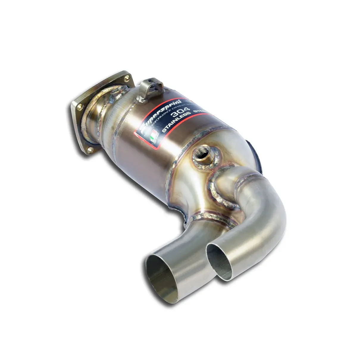Supersprint Porsche 911 (991.2 Series Carrera / Carrera S / Gts) Front Exhaust With Metallic Catalytic Converter Right 1