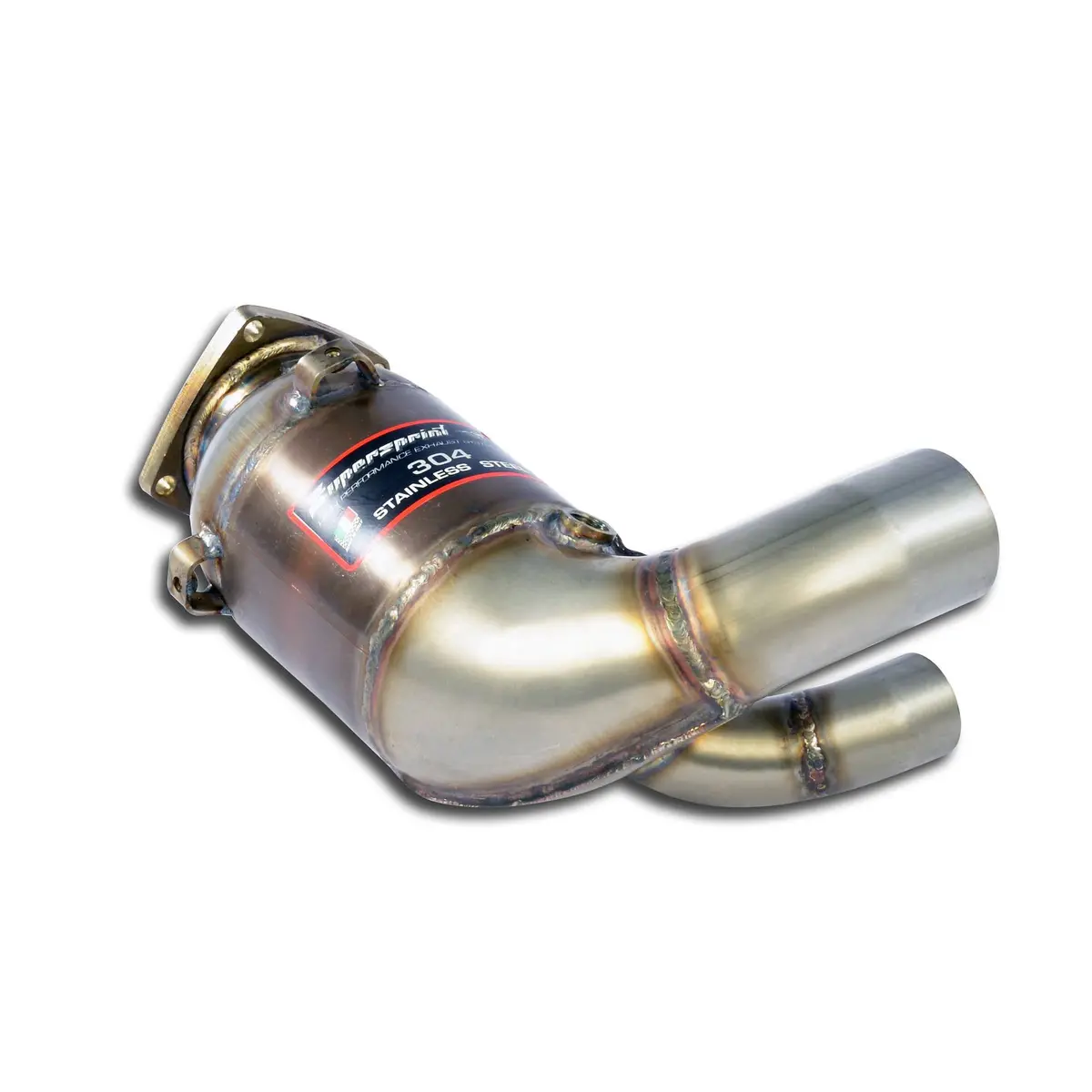 Supersprint Porsche 911 (991.2 Series Carrera / Carrera S / Gts) Front Exhaust With Metallic Catalytic Converter Left 1