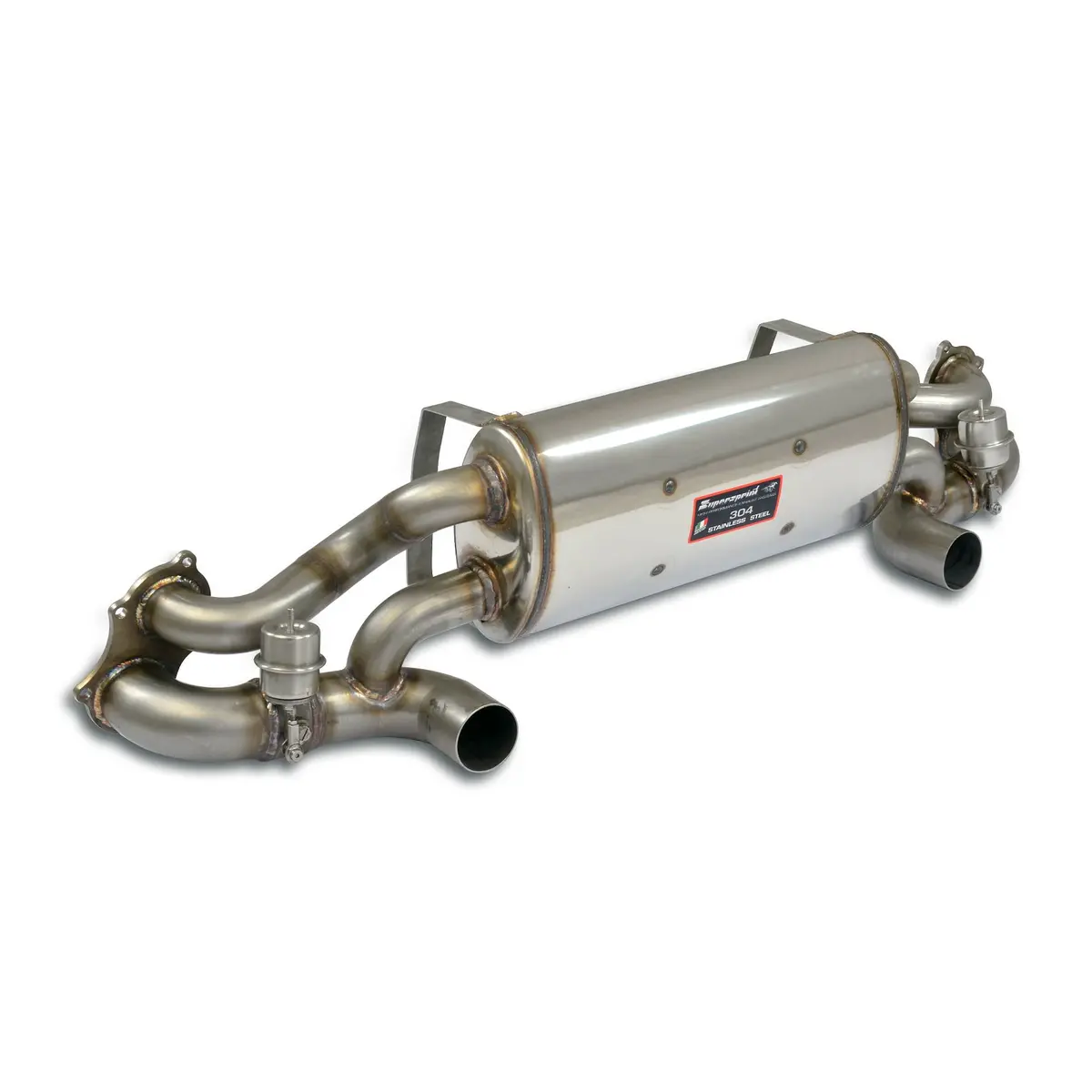Supersprint Porsche Boxster (718 Series) Rear Exhaust Right - Left With Valves 1