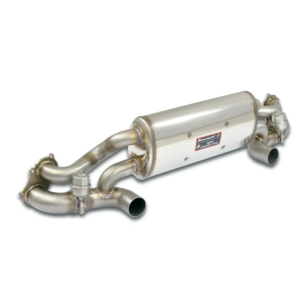 Supersprint Porsche Boxster (718 Series) Rear Exhaust Right - Left With Valves 1