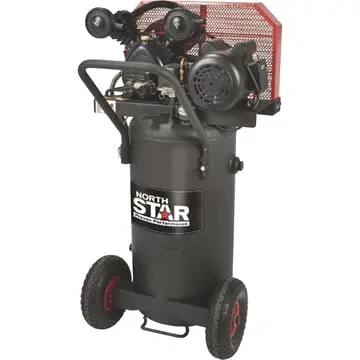 25653 Single-Stage Portable Electric Air Compressor, 2 Hp, 20-Gallon, 5.0 Cfm, Vertical Northstar 1
