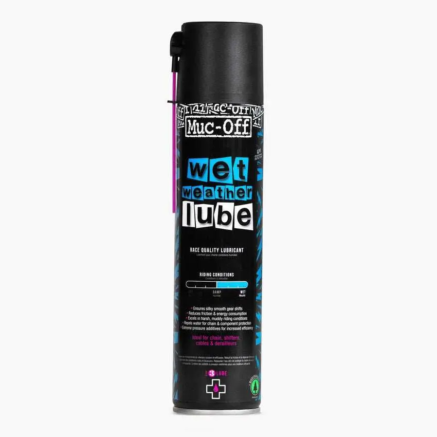 Muc Off Bicycle Weather Lube Aerosol Spray 400Ml 1