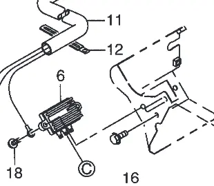 263-71903-A1 Regulator 15 Amp Ref 6 Robin Subaru Nla 1