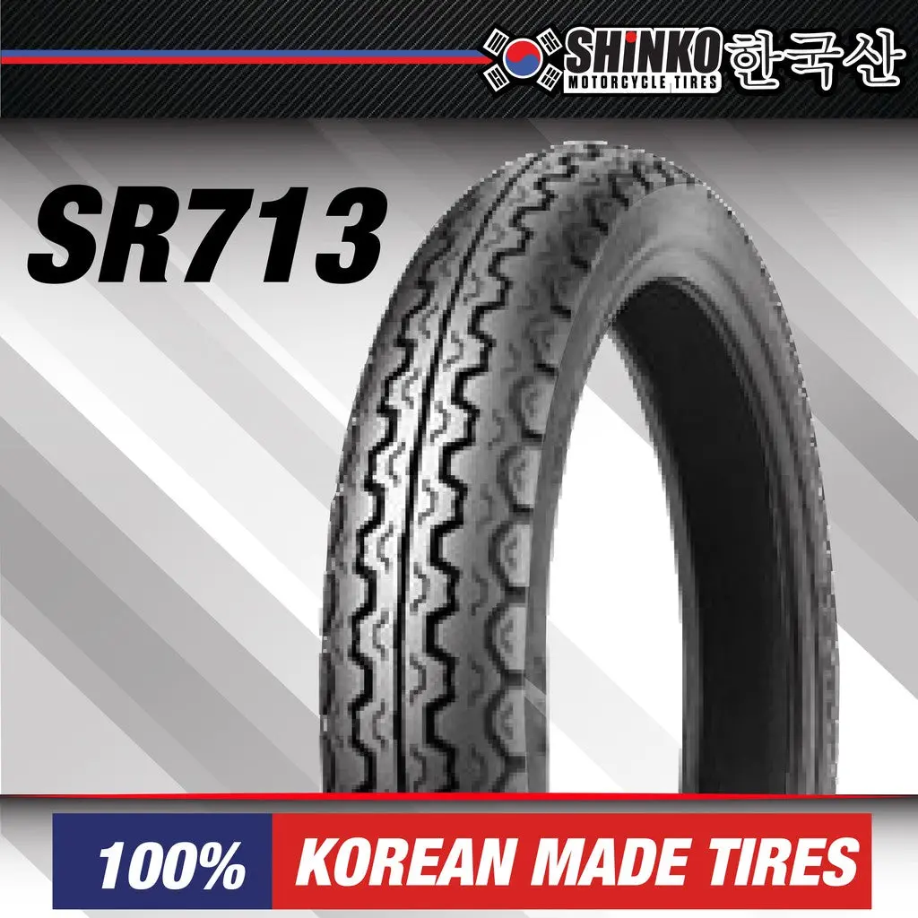 Korea Shinko Tyre Tayar For Yamaha Sr713 Rxz 80 90 18 80/90-18, 360H18 (90 90 18). 2X Mileage Compared To Other Brands. 1